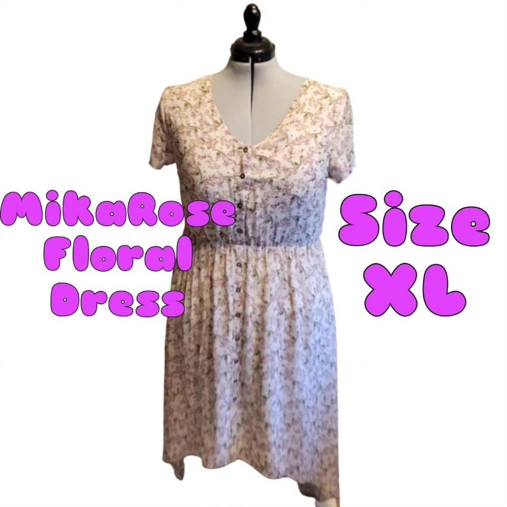 Clothing - MikaRose High-Low Floral Dress Size XL